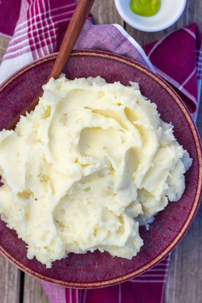 Parmesan Wasabi Mashed Potatoes